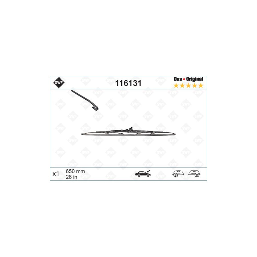 Swf Original 116131 Wiper Blade | Duco Car Parts UK Car Parts