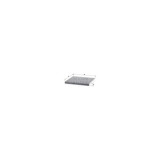 MANN-FILTER CUK 29 001 Pollen filter Activated Carbon Filter