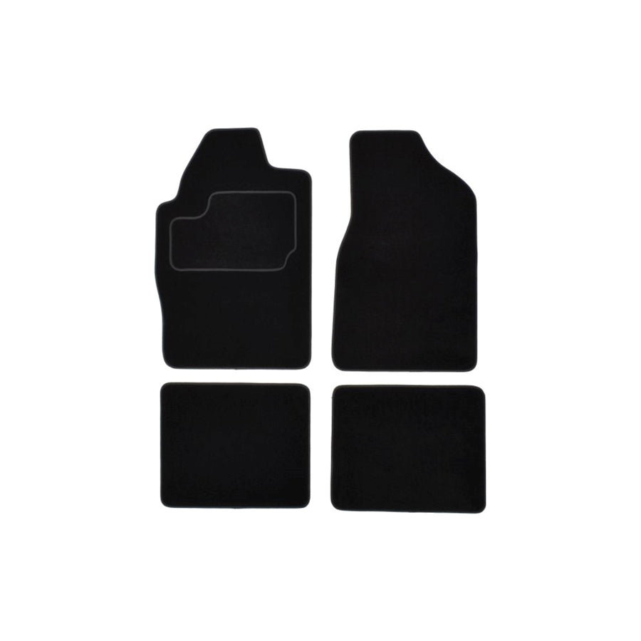 MAMMOOTH A041 CHR35 PRM 01 Floor mat set for CHRYSLER LE BARON Textile, Front and Rear, Quantity: 4, Black