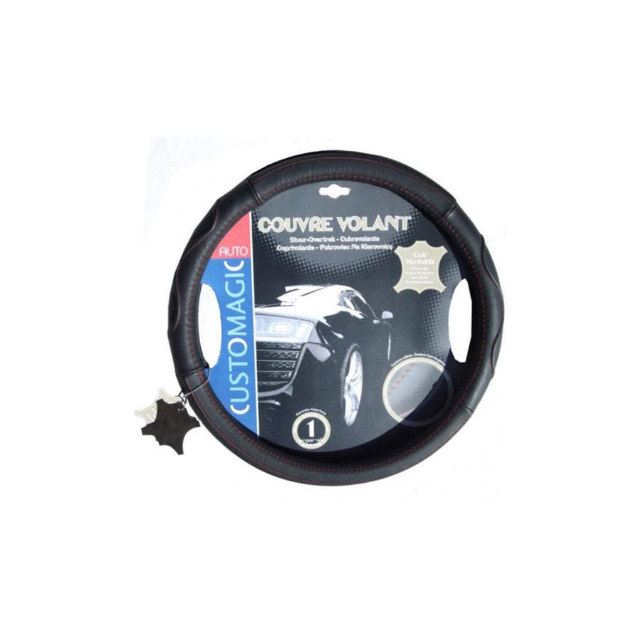 MAMMOOTH Premium A050 187210 Steering wheel cover Black, ?: 36-38cm, Leather