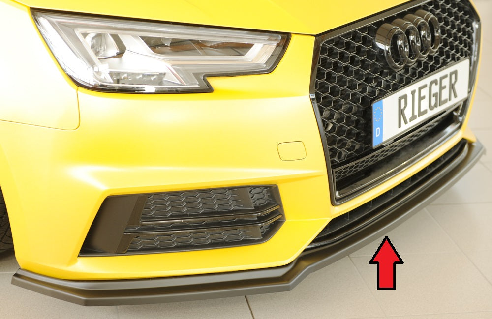 Rieger 00055550 Audi B9 F4 Front Splitter (A4 & S4)