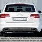 Rieger 00088044 Audi 4F A6 Rear Diffuser for Original Tailpipe Left & RIght - Glossy Black