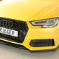 Rieger 00055550 Audi B9 F4 Front Splitter (A4 & S4) -  Matte Black