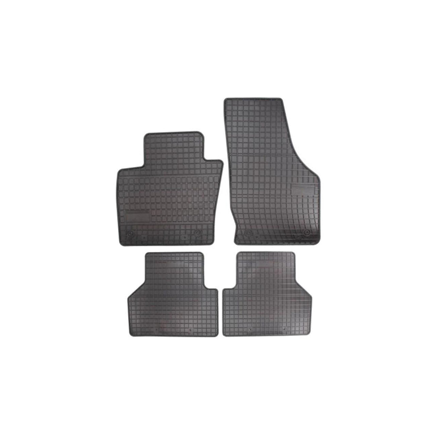 FROGUM Tailored 0733 Floor mat set for AUDI Q3 (8UB, 8UG) Elastomer, Front and Rear, Quantity: 4, Black, (LHD)