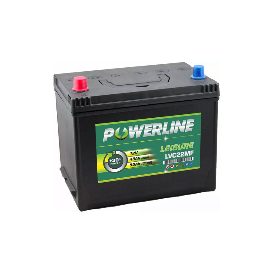 Powerline LVC22MF Leisure Battery 12V
