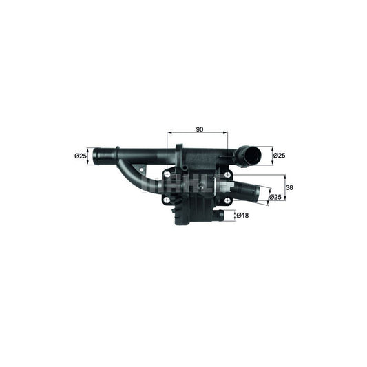 MAHLE ORIGINAL TH 40 83 Engine thermostat Opening Temperature: 83°C, with seal