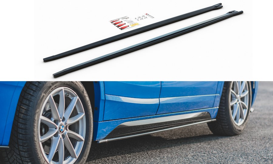 Maxton Design BM-X2-39-MPACK-SD1T Side Skirts Diffusers BMW X2 F39 M-Pack | Duco Car Parts UK Car Parts