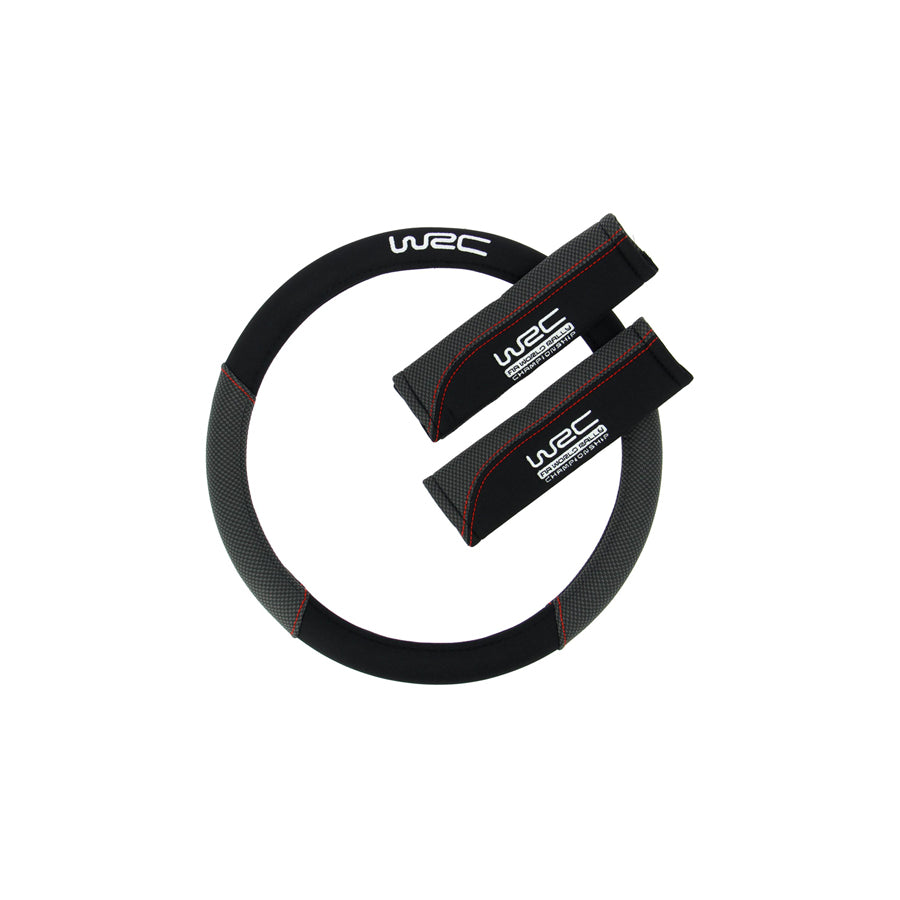 WRC 007595 Steering wheel cover Black, ?: 35-38cm