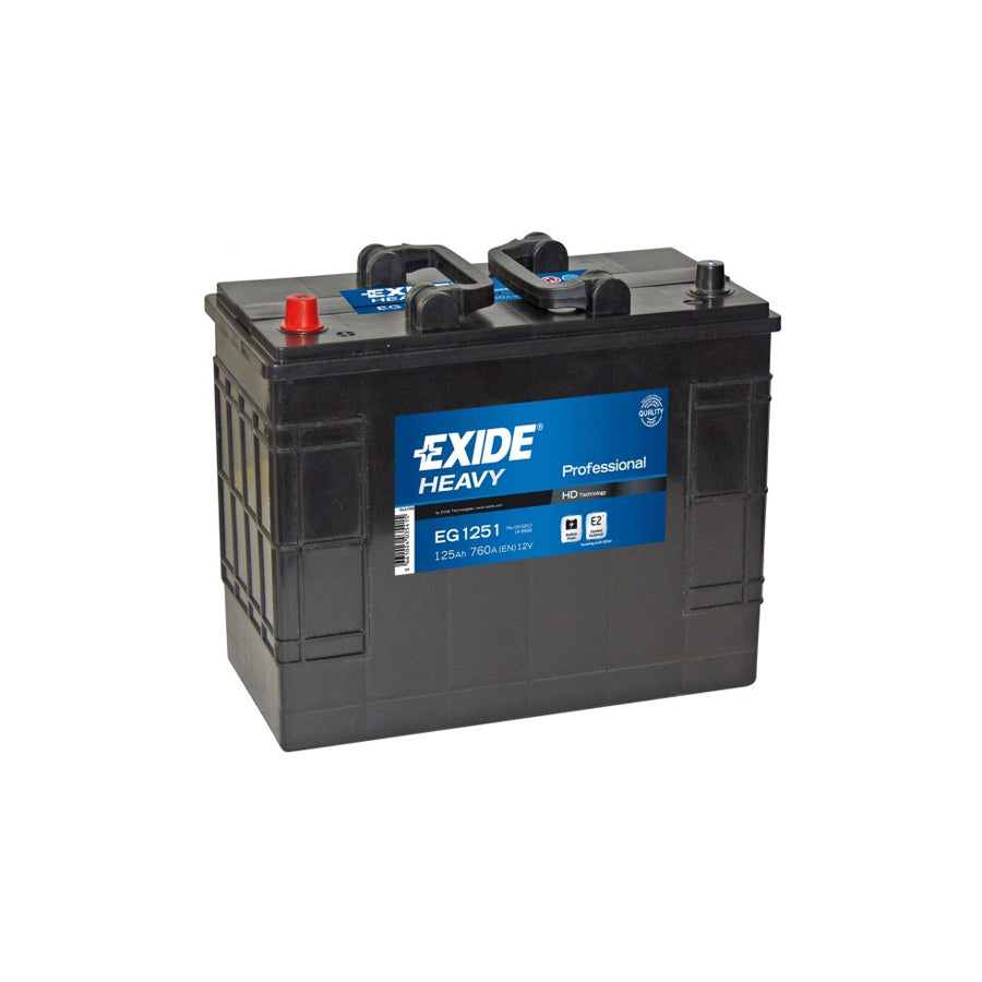 Exide EG1251 Start Pro Truck Battery 12V 125AH 760CCA W655SE | Duco Car Parts UK Car Parts