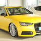 Rieger 00055550 Audi B9 F4 Front Splitter (A4 & S4) -  Matte Black