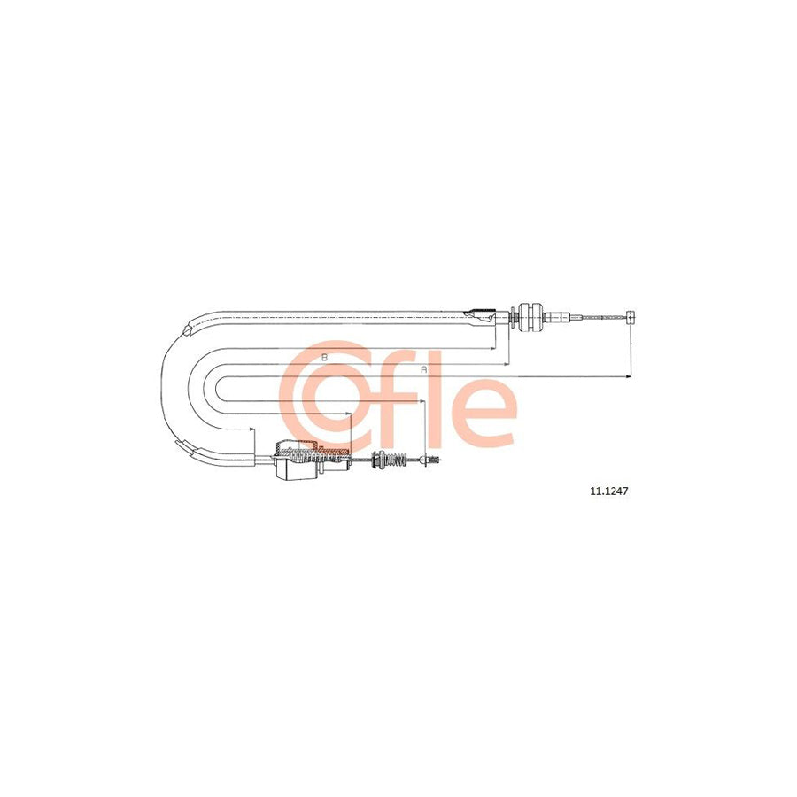 COFLE 11.1247 Throttle Cable | Duco Car Parts UK Car Parts