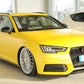Rieger 00055550 Audi B9 F4 Front Splitter (A4 & S4) -  Matte Black