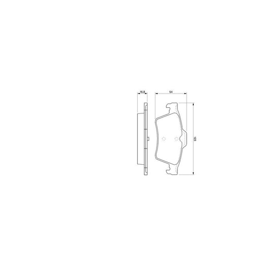 Bosch 0986424617 Brake Pad Set Front Axle Rear Axle With Mounting Manual BP346