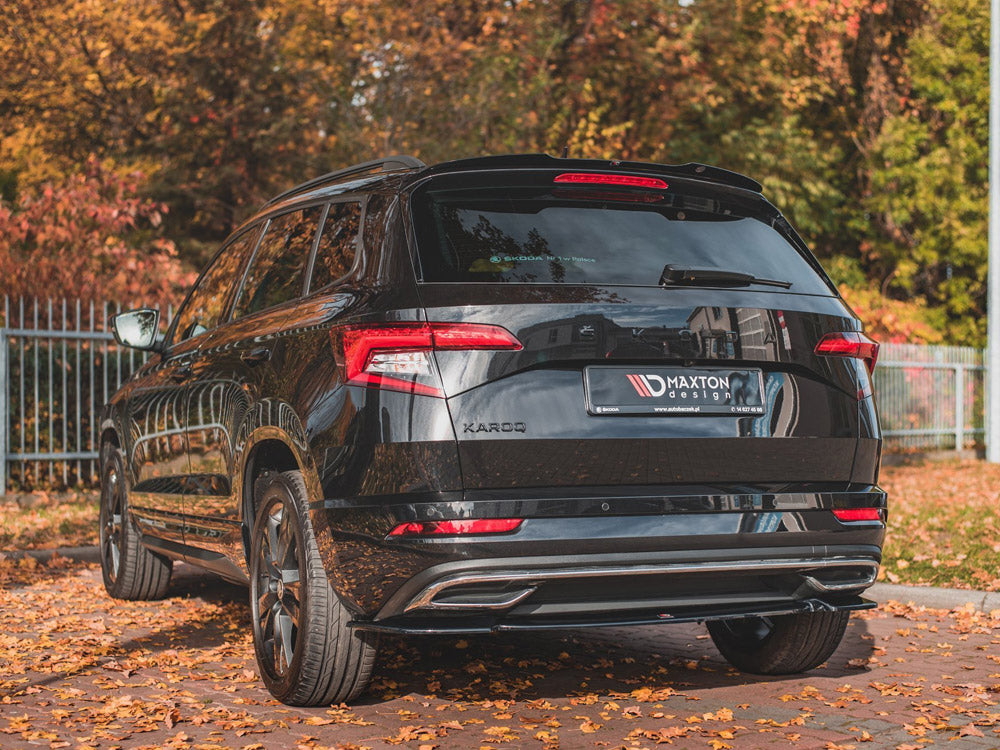 Maxton Design Skoda Karoq Sportline Central Rear Splitter
