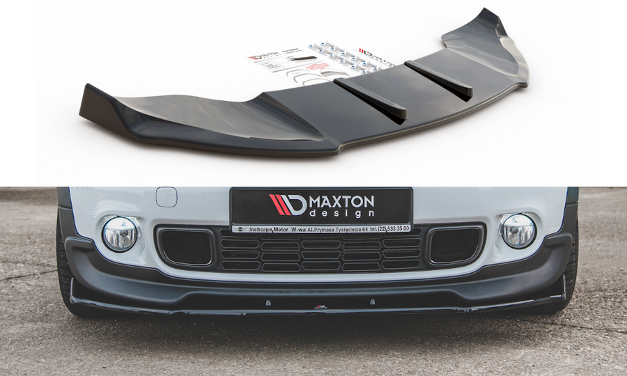 Maxton Design MC-CO-S-1-FD1T Front Splitter Mini Countryman JCW R60 | Duco Car Parts UK Car Parts