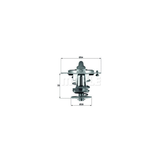 MAHLE ORIGINAL TX 72 82 Engine thermostat Opening Temperature: 82°C, without gasket / seal