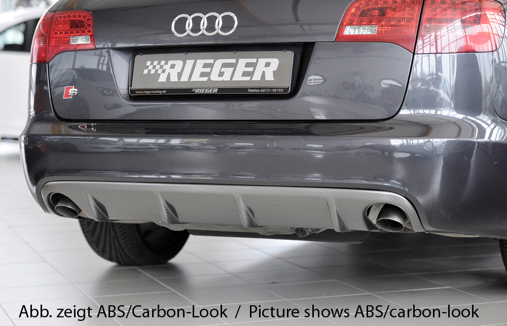 Rieger 00088051 Audi 4F A6 Rear Diffuser