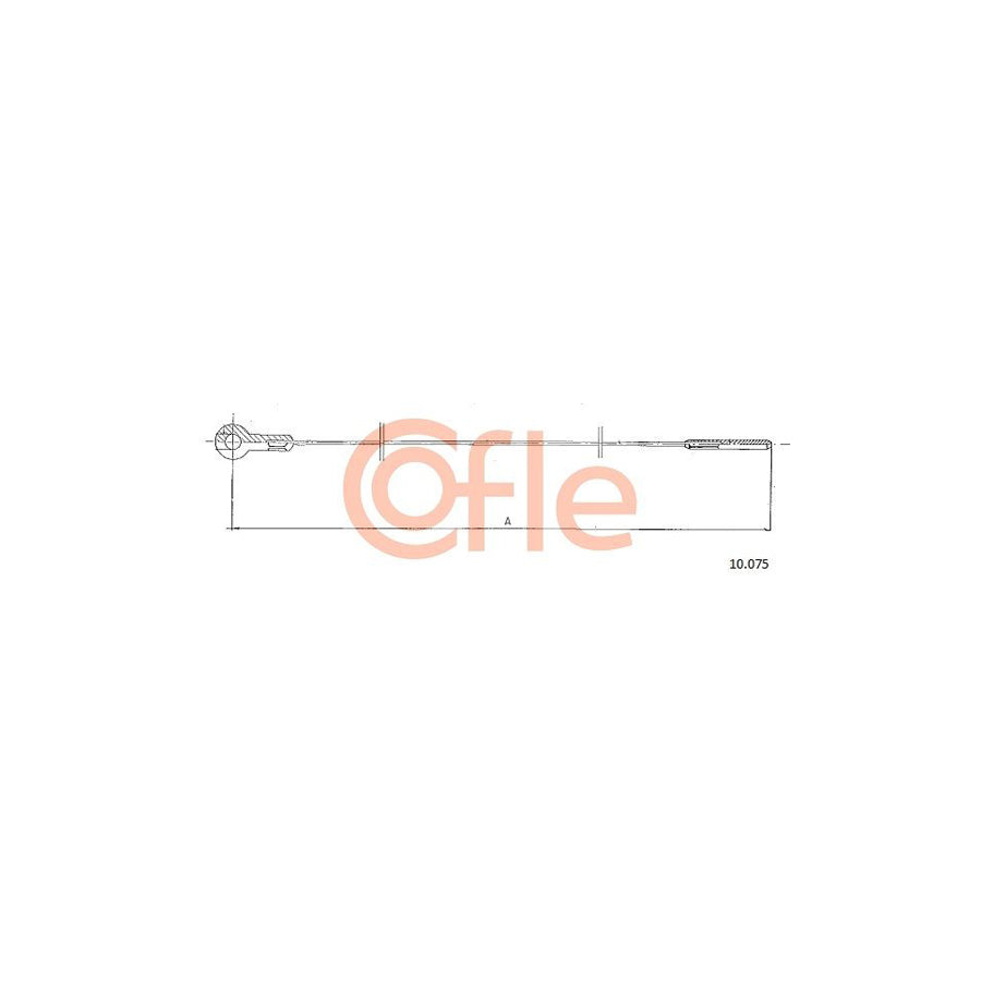 COFLE 10.075 Throttle Cable for VW TRANSPORTER | Duco Car Parts UK Car Parts