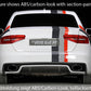 Rieger 00055549 Audi B8 B81 Rear Diffuser (A4 & S4) -  Matte Black