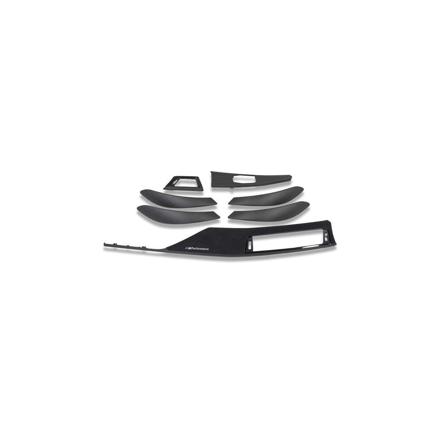 Genuine BMW F30 F31 F34 F36 M Performance Carbon & Alcantara Interior Trim Covers - RHD (Inc. 330i, 335i, 340i & 440i)