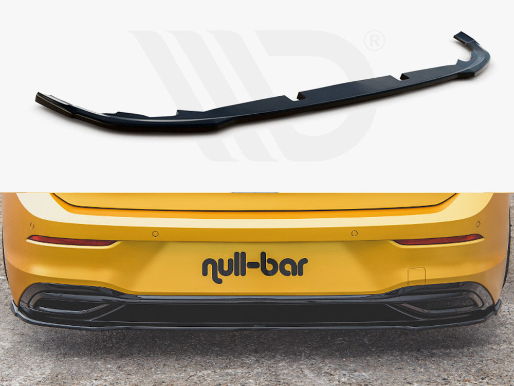 Maxton Design VW-GO-8-RD1T Central Rear Splitter VW Golf MK8 | Duco Car Parts UK Car Parts