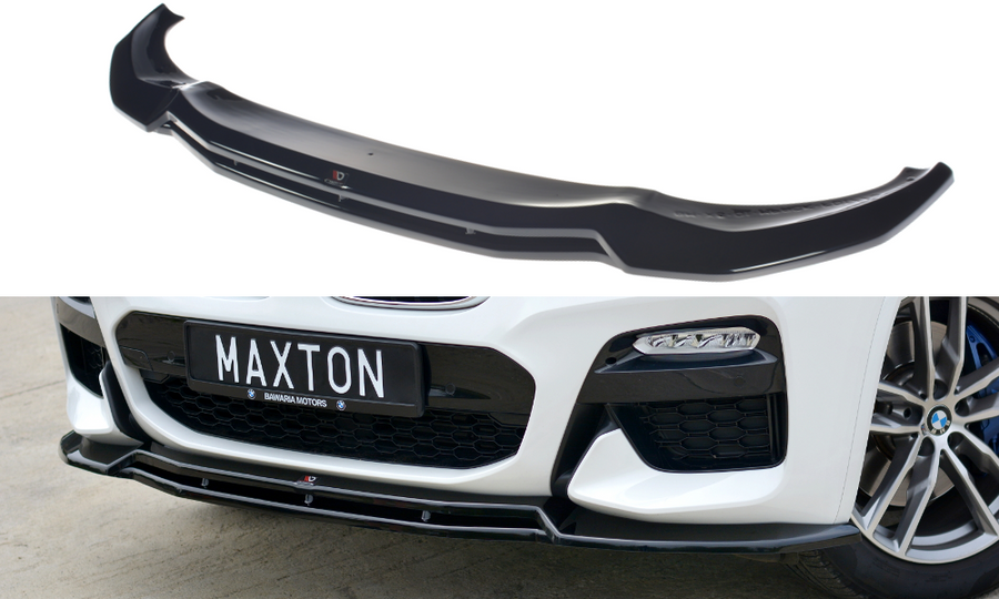 Maxton Design BM-X3-01-MPACK-FD1T+FD1RT Front Splitter BMW X3 G01 M-Pack | Duco Car Parts UK Car Parts