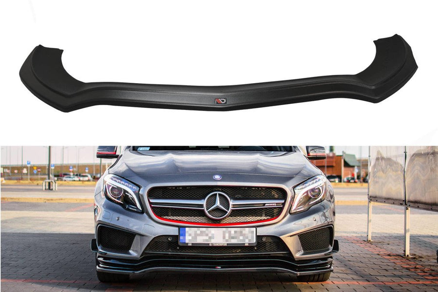 Maxton Design ME-GLA-156-AMG-FD1T Front Splitter Mercedes Benz GLA 45 AMG X156 (Pre-Facelift) | Duco Car Parts UK Car Parts