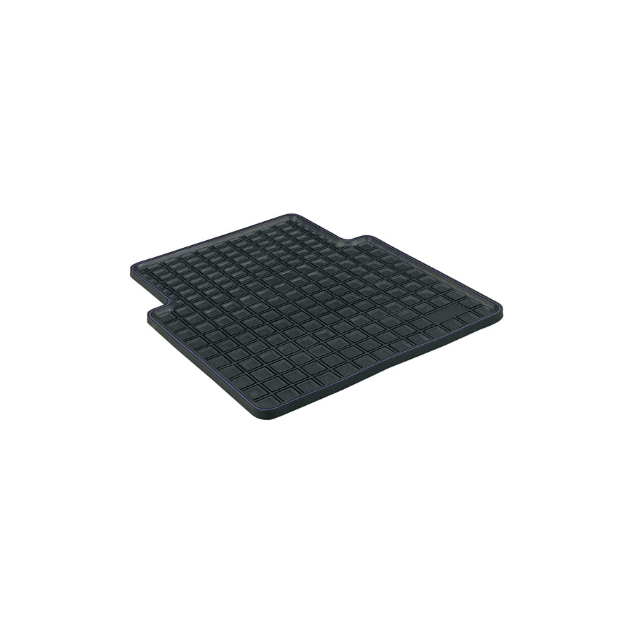 WALSER Tailored, Blueline Premium 14900 Floor mat set Elastomer, Rear, Quantity: 1, Black