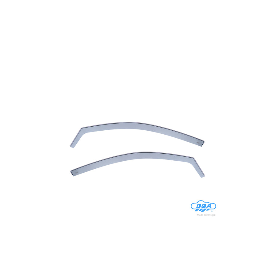 DGA 22015 Wind deflectors for SEAT Ibiza IV Sportcoupe (6J, 6P) Arrow direction, Front, inner