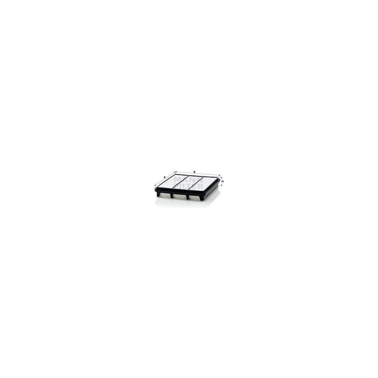 MANN-FILTER C 2743 Air Filter Filter Insert