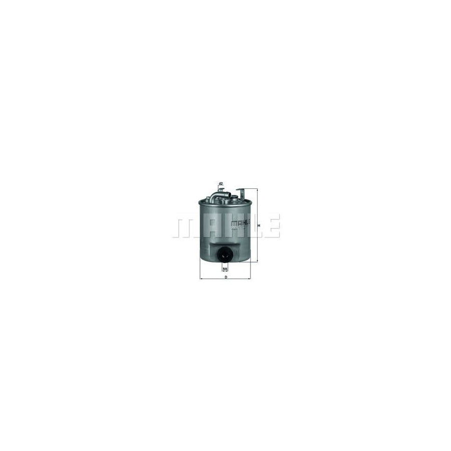 MAHLE ORIGINAL KL 195 Fuel filter suitable for MERCEDES-BENZ SPRINTER In-Line Filter