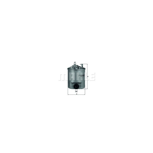 MAHLE ORIGINAL KL 195 Fuel filter suitable for MERCEDES-BENZ SPRINTER In-Line Filter