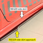 Rieger 00088222 Seat Leon KL Right Side Skirt Splitter - Glossy Black