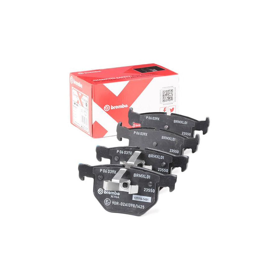 Brembo P 06 039X Brake Pad Set Prepared For Wear Indicator