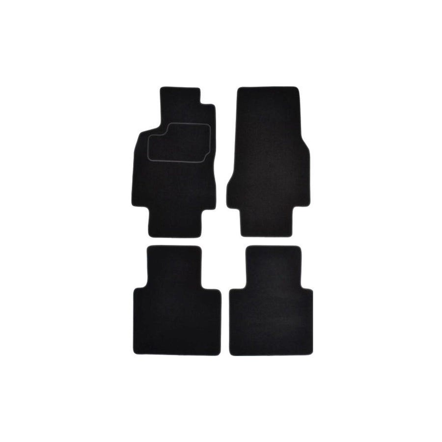 MAMMOOTH A041 MER45 PRM 01 Floor mat set suitable for MERCEDES-BENZ A-Class (W168) Textile, Front and Rear, Quantity: 4, Black
