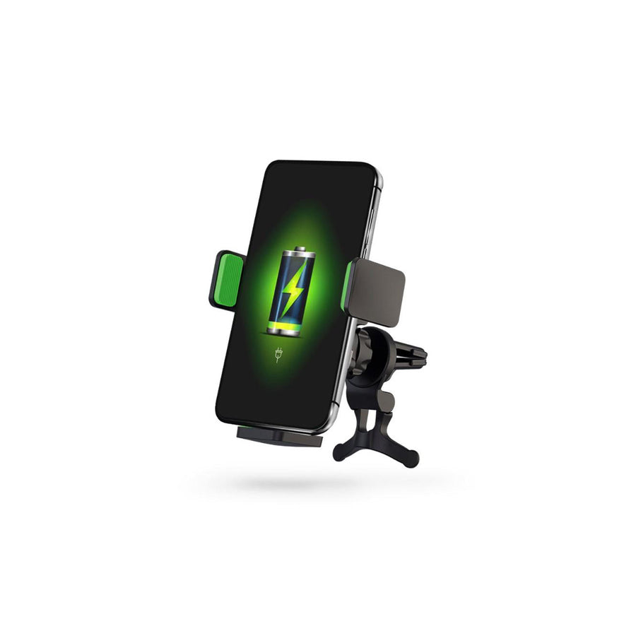 XBLITZ Smart SMART Car phone holder 82 mm, with ball joint, with charger, with USB plug (type C), universal