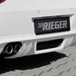 Rieger 00050512 BMW Z4 E85 Rear Diffuser for Twin Tailpipe Left -  Matte Black