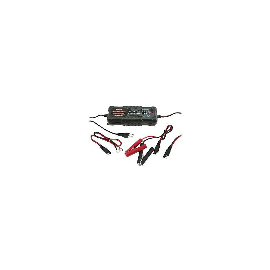 CARCOMMERCE 42215 Battery Charger 3, 6A, 12, 24V