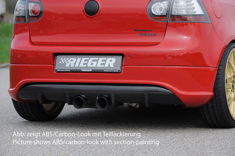 Rieger 00059411 VW Mk5 Golf Rear Diffuser