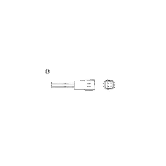NTK Lambda Sensor / O2 Sensor (NGK 93736) - OZA325-EE3