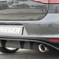 Rieger 00088047 VW Mk7 Golf Rear Diffuser for Sport Tailpipe Left & Right (GTI Clubsport & GTI) - Glossy Black