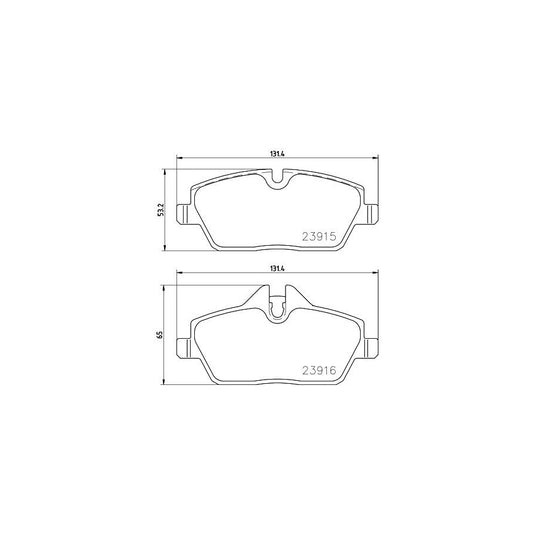 Hella 8DB 355 021 881 Brake Pad Set For Bmw I3 I01 Prepared For Wear Indicator With Brake Caliper Screws With Accessories