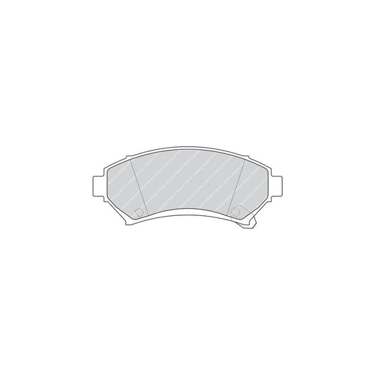 Ferodo Premier Eco Friction Fdb4468 Brake Pad Set Prepared For Wear Indicator, Without Accessories