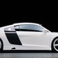 Rieger 00055607 Audi 42 R8 Right Side Skirt -  Matte Black