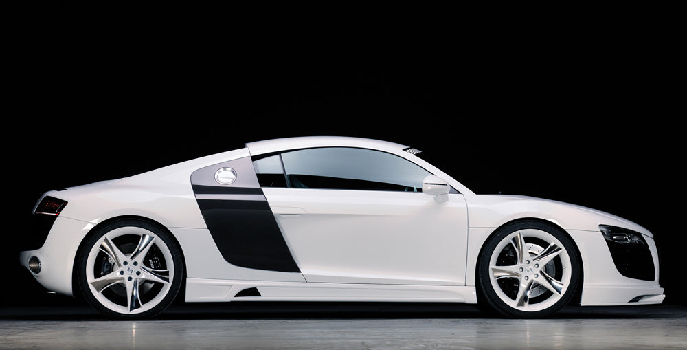 Rieger 00055607 Audi 42 R8 Right Side Skirt -  Matte Black