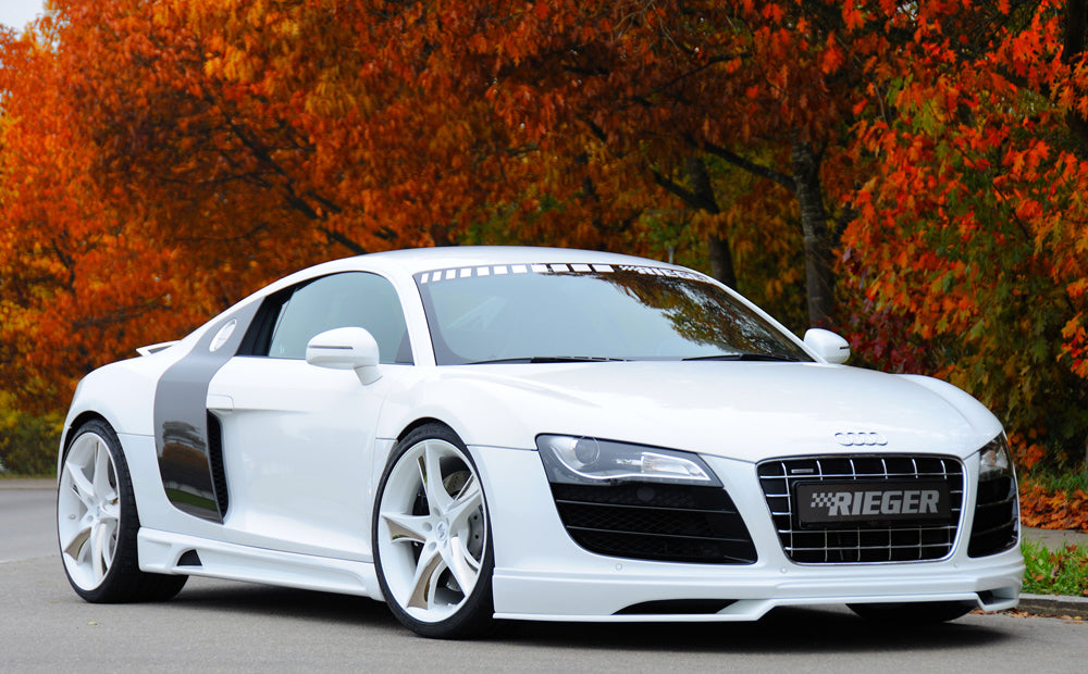 Rieger 00055607 Audi 42 R8 Right Side Skirt -  Matte Black