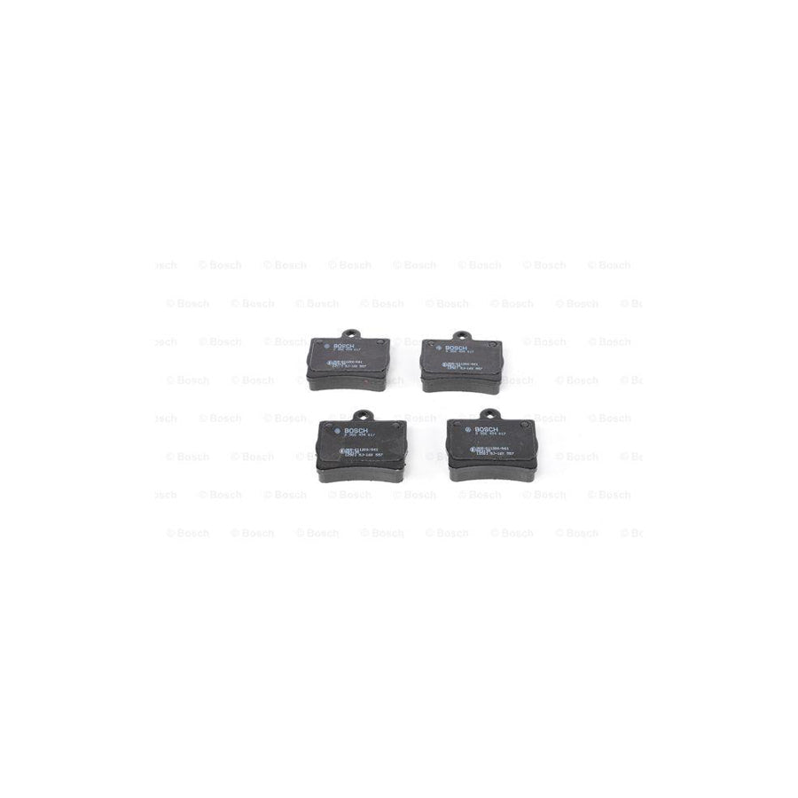 Bosch 0986494017 Brake Pad Set Suitable For Mercedes Benz C Class Saloon W202 With Anti Squeak Plate BP261