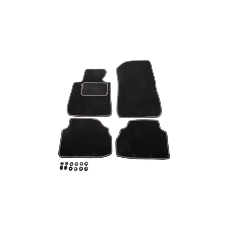MAMMOOTH Tailored A041 BM90 PRM 02 Floor mat set for BMW 3 Series Textile, Front and Rear, Quantity: 4, Grey