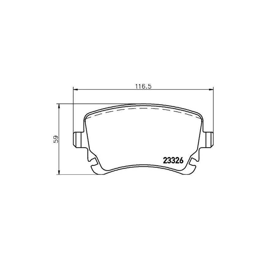 Brembo P 85 143 Brake Pad Set Excl Wear Warning Contact With Brake Caliper Screws