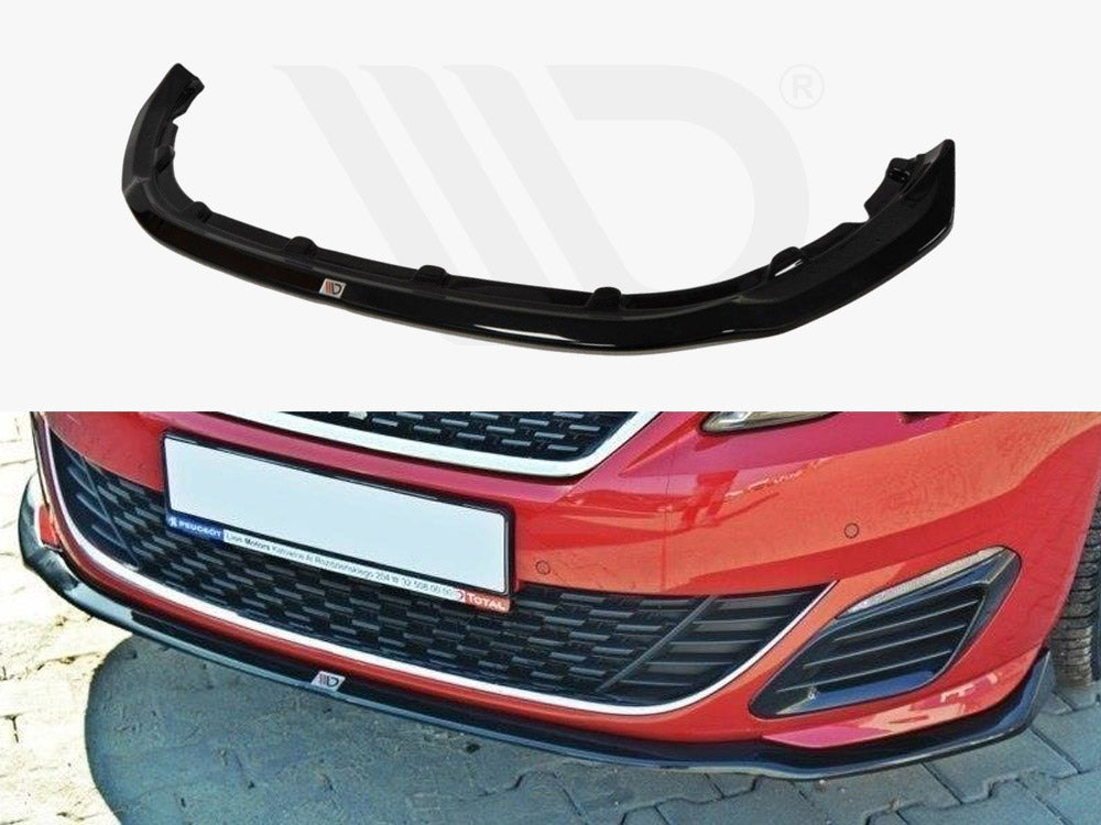 Maxton Design PE-308-GTI-FD1T Front Splitter Peugeot 308 II GTI | Duco Car Parts UK Car Parts